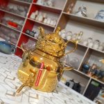 کتری قوری شیردارR-S-KA طلایی - تصویر 2